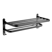 Aluminum Towel Bar Wall Mounted Rack Bathroom Towel Rack Towel Holder Towel Hanger Bathroom Accessories Bathroom Shelf