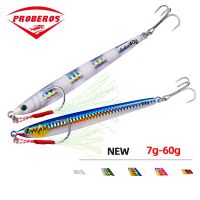 【DT】hot！ PRO BEROS Metal Jig Bait Weight 7g-60g Trolling hard bait tackle trout Sea Fishing Lures Pesca