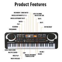 61 Key Music Electronic Keyboard Digital Piano Organ With Microphone W8EE