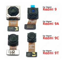 กล้องหลังด้านหลังของแท้สำหรับ Xiaomi Redmi 9T Redmi 9C Redmi 9A อะไหล่ชิ้นงอสำหรับเปลี่ยนโมดูลกล้องหลัก