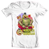 Magilla Gorilla classic 1960s Saturday morning cartoons graphic tee mens cotton classic fashion round neck T-shirt