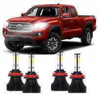 ชุดไฟสปอตไลท์ Led Hi Lo Beam 4 ชิ้น สําหรับ Toyota Tacoma 2016-2019 รับประกัน 10 เดือน