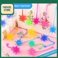 YNDVQO STORE Random Color เล็ก เกมตลก หนืด ความแปลกใหม่ Sticky Meteor Hammer Vent Creative Toy ลูกบอลกาว ยางยืด