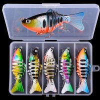 Aorace 5pcs Sinking Wobbler Set Crankbaits Fishing Kit Artificial Bait Hard Lure Swimbait Pike Wobblers For Bass Fishing Tackle