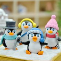 (Baixiang Flower City)   ◑■ Pingu Ins Wind Ornaments Slightly Fleshy Flowers Potted Landscape Desktop Cake Cute Doll Furnishing Articles