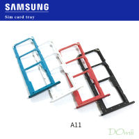 สำหรับ Samsung Galaxy A11 A115 Dual SIM การ์ดถาด SD Slot Holder