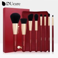 【CW】ﺴ  DUcare 8Pcs Makeup Brushes Tools Set Foundation Eyebrow Blending Make Up with