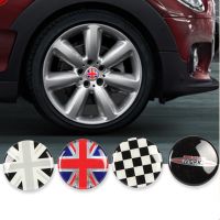 Auto parts 4pcs 56mm Car Wheel Center Hub Cap Stickers Badge Emblem Decal for MINI Cooper S JCW One R55 R56 R60 R61 F54 F55 F60 Accessories 1501