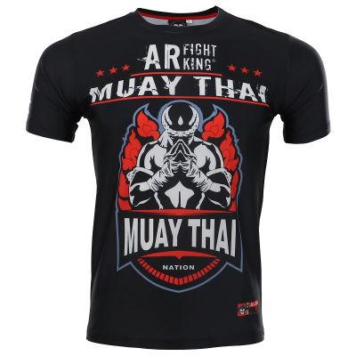 ARFIGHTKING MMA Clothing Compression Boxing Shirt Gym Rashguard Fitness T Shirt Men Skin Tight Weight Lifting Muay Thai T-Shirt