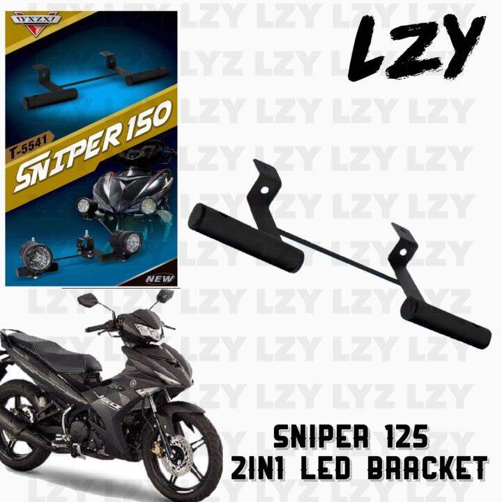 Sniper150 2in1 LED Mini Driving Light Bracket Heavy Duty Alloy | Lazada PH