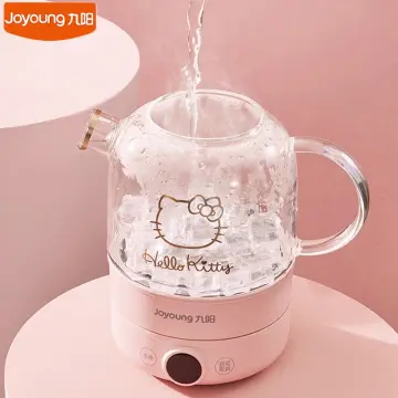 Cute Electric Health Kettle 1.5L Temperature Adjustable Keep Warm Water  Boiler 12H Appointment Food Grade Material 220V