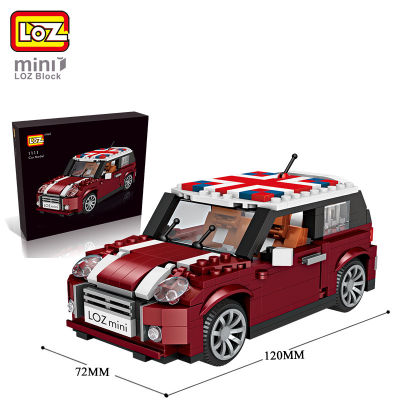 -ของเล่น ของสะสม ตัวต่อ LOZ CAR MODEL MINI COOPER อัตราส่วน 1:24 จำนวนตัวต่อ 492 ชิ้น_LOZ 1111