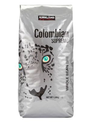 Kirkland Signature Colombian Supremo Coffee Bean 1.36 kg กาแฟKirkland Signature Colombian Supremo Coffee Bean 1.36 Kg