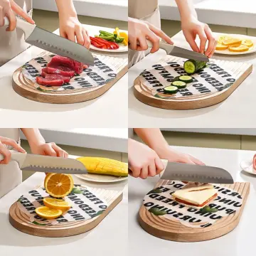 Disposable Free Cutting Board Mat Kitchen Antibacterial Supplementary Food  Fruit Vegetable Cutting Board Plate Mat Paper - AliExpress