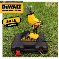 เลื่อยชัก ไร้สาย dewalt 139v  เลื่อยคอตรง แถมแบต2ก้อน ใบเลื่อย2ใบ 824w