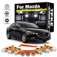 ชุดไฟเก๋ง LED ไม่มีข้อผิดพลาด Canbus TPKE สำหรับ Mazda 3 Sedaan Hatchback 2004-2017แผนที่2018โคมไฟทรงโดมหลอดไฟ Led อุปกรณ์เสริมรถยนต์