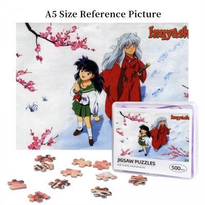 InuYasha (5) Wooden Jigsaw Puzzle 500 Pieces Educational Toy Painting Art Decor Decompression toys 500pcs