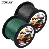 Goture เอ็นตกปลาถัก4เส้น500เมตร/547หลามัลติฟิลาเมนต์ Senar Pancing PE 12LB-80LB เอ็นตกปลาแข็งแรงสายญี่ปุ่นสำหรับการตกปลาคาร์พ