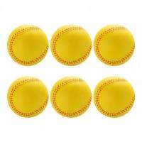 6Pcs 6.3cm7.2cm9cm Children Foam High Elastic Baseballs Portable Anti-stress Softballs for Outdoor Sports Training Baseballs