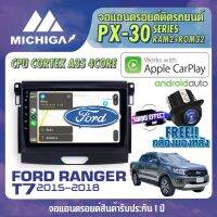 สินค้ามีพร้อมส่งทันที...วิทยุแอนดรอยตรงรุ่น FORD RANGER T7 2015-2018 ANDROID PX30 CPU ARMV8 4 Core RAM2 ROM32 10 นิ้ว มาพร้อม ชุดสายไฟสำเร็จรูป CANBUS