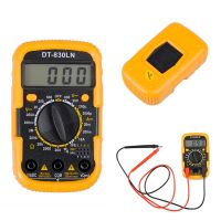 DT-830LN 3 1/2 Mini Digital Multimeter AC/DC Ammeter LCD Backlight Display Electrical Trade Tools Testers