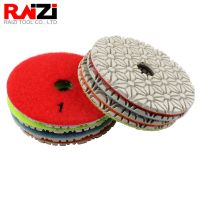 【Popular choice】 Raizi 100 Mm 3 Step Wet Diamond Polishing Pads Kit Granite Marble Stone Abrasive Sanding Discs