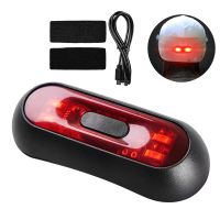 ◐❁▨ Bicycle Rear Red Safety Light Waterproof LED Motorcycle Helmet Lights Lamp MTB Road Warning Taillights With USB Chargeable Cable