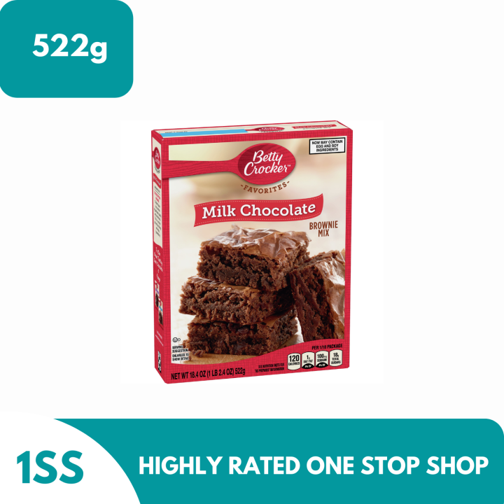Betty Crocker Milk Chocolate Brownie Mix 522g Lazada PH