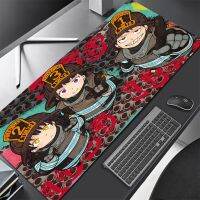 Fire Force Gamer Keypad เดสก์ท็อป Pad อุปกรณ์เสริมสำหรับพีซี Mousepad Xxl เมาส์เกมมิ่ง อะนิเมะขนาดใหญ่ Extension Protector เมาส์คีย์บอร์ด