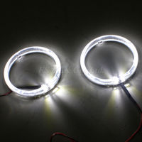 FSYLX 80mm led Angel Eyes halo Light LED DRL angel eye For Car Motorcycle Headlight xenon white 80mm angel eyes