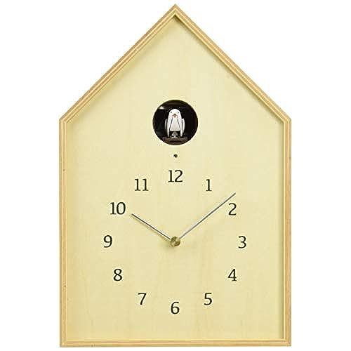 lemnos-บ้านนกนาฬิกากุ๊กกูแบบแอนะล็อกสีไม้ธรรมชาตินาฬิกาบ้านนกธรรมชาติ-ny16-12-nt-lemnos-18-1x26-8x9-8ซม