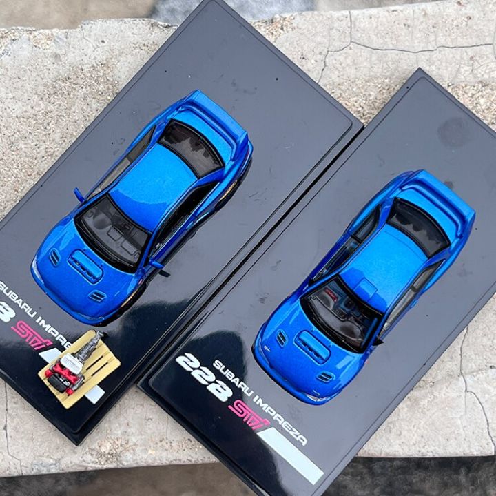 1-64-subaru-impreza-22b-sti-version-customized-ver-rally-base-car-gc8-alloy-diecasts-small-scale-car-model