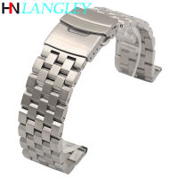 26mm 24mm 22mm 20mm 18mm Metal Watch Band Premium Solid Stainless Steel Watch Bracelet Straps Men Women BlackSilver WristBand