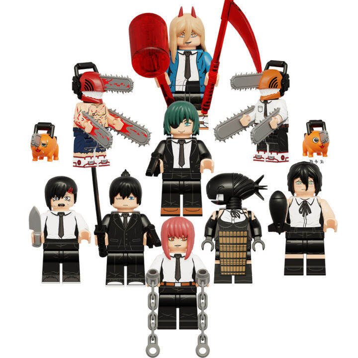 Chainsaw Man Minifigures Denji Pochita Power Mini Figures Building Blocks Toys For Lego Lazada