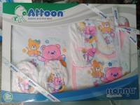 Attoon ชุดของขวัญ เสื้อผ้าเด็กแรกเกิด (สีชมพู)