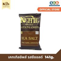 Kettle Chip Sea Salt Potato Chips 141g. I เคทเทิลชิพส์ มันฝรั่งทอดกรอบ รสซีซอลต์ 1 ห่อ 141กรัม