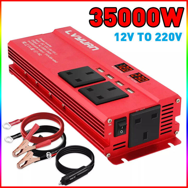 35000W Inverter Power Solar DC 12V 24V to AC 220V 230V LED Display