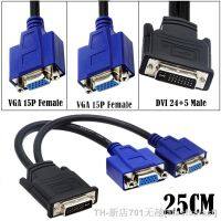 【CW】○❈  DVI Male To Female Splitter Cable ；0.25m