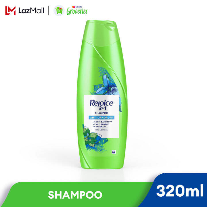 Rejoice AntiDandruff 3in1 Shampoo 320ml Lazada