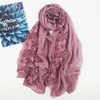 Pearl cotton and linen scarf transparent lace flower girl is prevented bask in cape beach towels speed sell tong turban