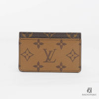 LOUIS VUITTON CARD SLOT SHORT BROWN MONOGRAM REVERSE CANVAS