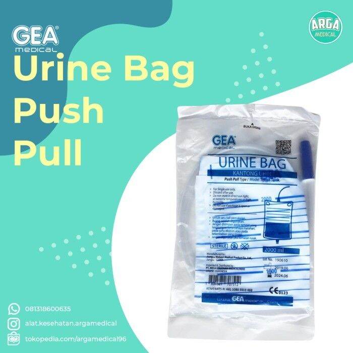 Urine Bag Gea Liter Push Pull Urine Bag Gea Lazada Indonesia