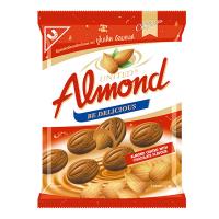 ขนมช็อกโกแลต อัลมอนด์แคลิฟอเนียร์เคลือบช็อกโกแลต ตรายูไนเต็ดอัลมอนด์ (United Almond) ขนาด 275 กรัม รวม 48 เม็ด กรอบ มัน อร่อย