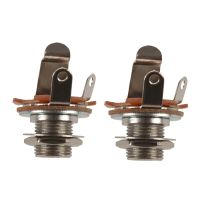 2X Guitar Parts &amp; Accessories Switchcraft 1/4 6.35mm 2-Conductor Mono Chassis Guitar Jack Input Output