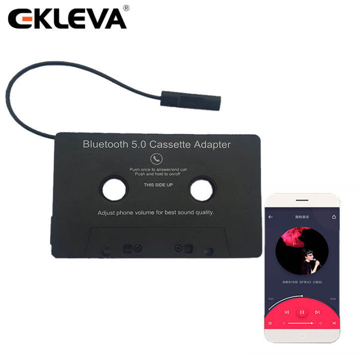EKLEVA Universal Car Bluetooth Converter Car Tape MP3/SBC/Stereo
