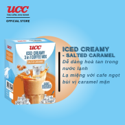 Cà phê UCC hoà tan pha lạnh 3 trong 1 Iced Creamy Salted Caramel 25g x 10
