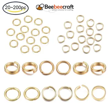 10g 304 Stainless Steel Unsoldered Jump Rings 3/4/5/6/7/8mm Metal