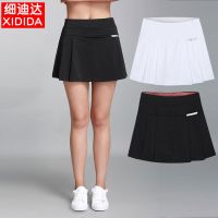 ☼ Sports short skirt womens summer quick-drying thin running badminton tennis golf anti-light breathable half-length skirt