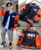 เสื้อแจ็คเก็ต เสื้อกันหนาว เสื้อแขนยาวเด็ก เสื้อคลุม เสื้อโค้ทเด็ก  boys jackets baseball uniforms spring and autum สินค้าพร้อมส่ง