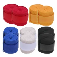 2pcs 2.5m Sports Strap Cotton Kick Boxing Bandage Sanda Taekwondo Protection Wraps Straps Accessories MMA Wrist Hand Gloves New